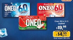 Oneo Slims Çilek 14 gr Sakız