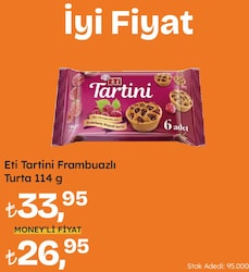 Eti Tartini Frambuazlı Kek 114 gr