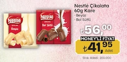 Nestle Classic 60 gr Beyaz Kare Çikolata