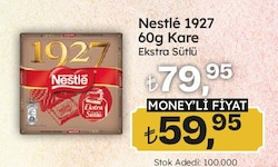 Nestle 1927 Ekstra Sütlü Kare Çikolata 60 gr