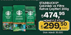 Starbucks Öğütülmüş Kahve 200 gr