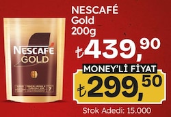 Nescafe Gold Granül Kahve 200 gr Eko Paket