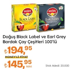 Doğuş Black Label 2 gr 100'lü Bardak Poşet Çay