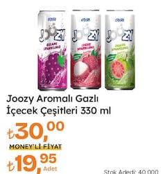 Joozy Üzüm Aromalı 330 ml Gazlı İçecek