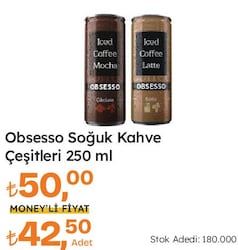 Obsesso Latte Soğuk Kahve 250 ml