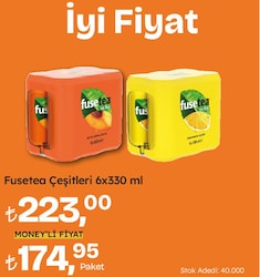 Fuse Tea Soğuk Çay 6x330 ml