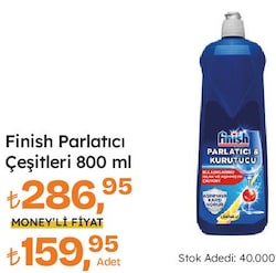 Finish 800 ml Bulaşık Makinesi Parlatıcısı