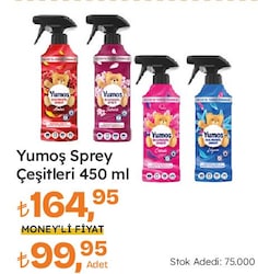 Yumoş Yıkaması Zor Eşyalar için Sprey 450 ml