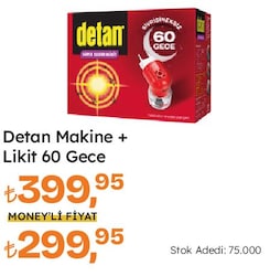 Detan Süper Elektrolikit Cihaz + Yedek 60 Gece