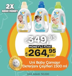 Uni Baby Çamaşır Deterjanı 1500 ml