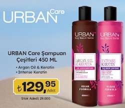 Urban Care Argan Oil & Keratin 450 ml Sülfatsız Şampuan