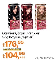 Garnier Çarpıcı Renkler Saç Boyası Çeşitleri 
