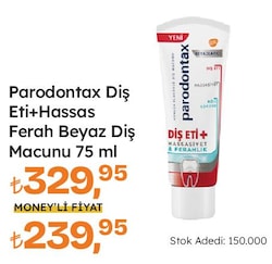 Parodontax Diş Eti Hassasiyet ve Ferahlık 75 ml Florürlü Diş Macunu