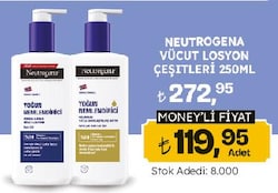 Neutrogena Yoğun Nemlendirici Vücut Losyonu 250 ml