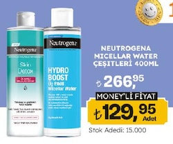 Neutrogena Hydro Boost Makyaj Temizleme Suyu 400 ml