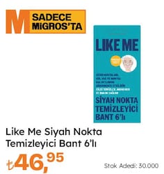Like Me Siyah Nokta Temizleyici Bant 6'lı