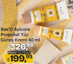 Bee'o Apicare Propolisli 40 ml 50 Faktör Yüz Güneş Kremi