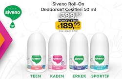 Siveno Doğal 50 ml Kadın Roll-On