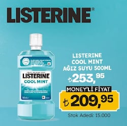 Listerine Cool Mint 500 ml Gargara
