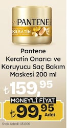 Pantene Zayıf ve Yıpranmış Saçlar için Onarım ve Koruma Keratin Saç Maskesi 200 ml