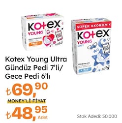 Kotex Young Gündüz 7'li Hijyenik Ped