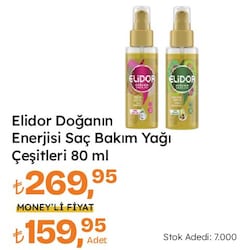 Elidor Doğanın Enerjisi Hindistan Cevizli Saç Bakım Yağı 80 ml