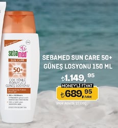 Sebamed Sun Care Çok Yönlü Koruyucu 150 ml 50 Faktör Güneş Losyonu