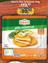 Banvit Piliç Schnitzel Küvet 700 G