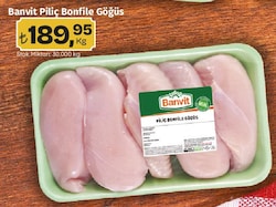 Banvit 1 kg Piliç Bonfile Göğüs