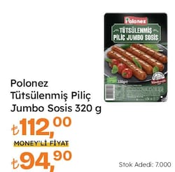 Polonez Tütsülenmiş Piliç Jumbo Sosis 320 gr