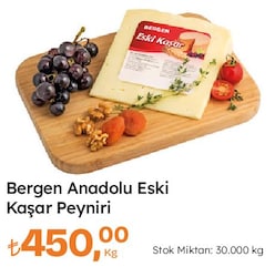 Bergen Anadolu Eski Kaşar Peyniri kg 