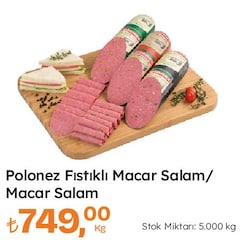 Polonez Dana Fıstıklı Macar Salam 1 KG