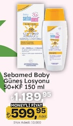 Sebamed Sun Care Çok Yönlü Koruyucu 150 ml 50 Faktör Bebek Güneş Losyonu