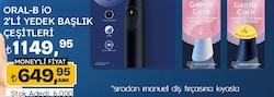 Oral-B iO 2'li Yedek Başlık Çeşitleri 