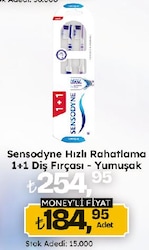 Sensodyne Hızlı Rahatlama 2'li Diş Fırçası