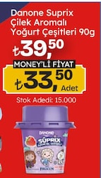 Danone Marvel Çilek Aromalı Yoğurt 90 gr