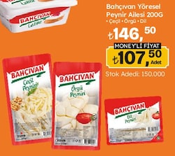 Bahçıvan 200 gr Çeçil Peyniri