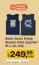 Bella Dossi Erkek Baskılı Atlet Çeşitleri 