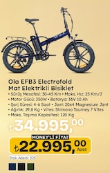 Ola Electrofold EFB3 250 W Katlanabilir Elektrikli Bisiklet