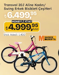 Transval Aline V 20 Jant Kız Çocuk Bisikleti