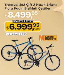Transval Hawk V 21 Vites 26 Jant Erkek Dağ Bisikleti