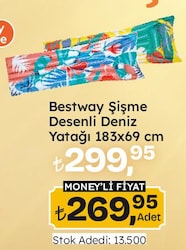 Bestway Şişme Desenli Deniz Yatağı 183x69 cm
