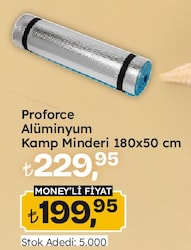 Proforce Alüminyum Kamp Minderi 180x50 cm