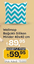 Wellmop Bağcıklı Silikon Minder 40x40 cm