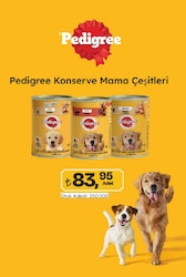 Pedigree Konserve Mama Çeşitleri 