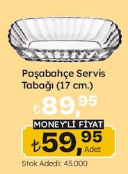 Paşabahçe Mezze 53392 17 cm Kayık Tabak