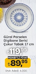 Güral Porselen Digibone Serisi Çukur Tabak 17 cm