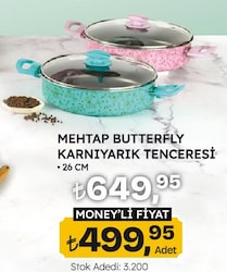 Mehtap Karnıyarık Tenceresi Butterfly 26 cm