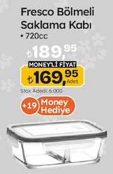 Lav Fresco Bölmeli Saklama Kabı 720 cc