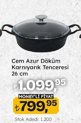 Cem Azur Döküm Karnıyarık Tenceresi 26 Cm